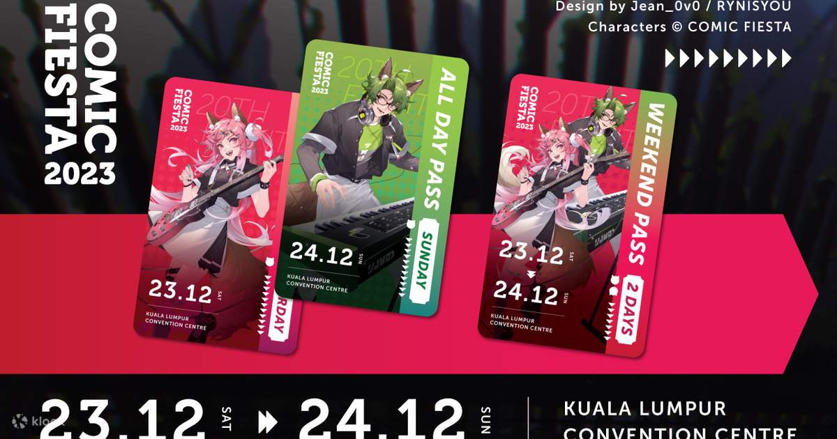 บัตรเข้างาน Comic Fiesta มาเลเซีย Klook ประเทศไทย